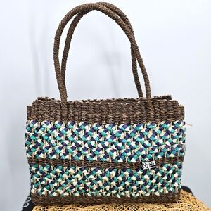 Boracay Islands Straw Purse Beach Bag NWOT